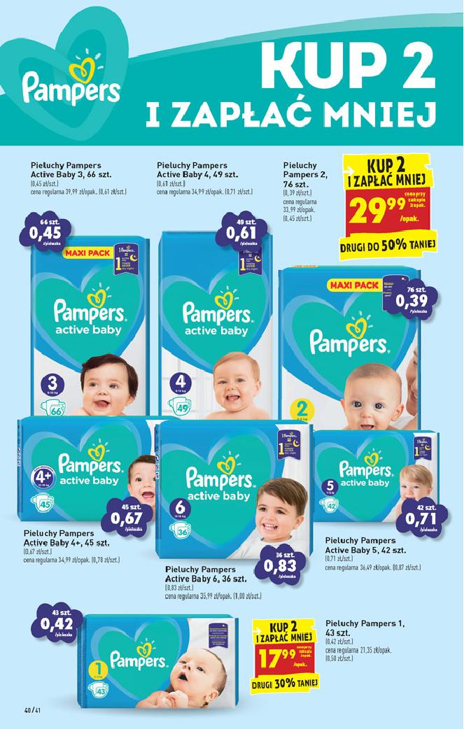 pampers pants 4 64 szt