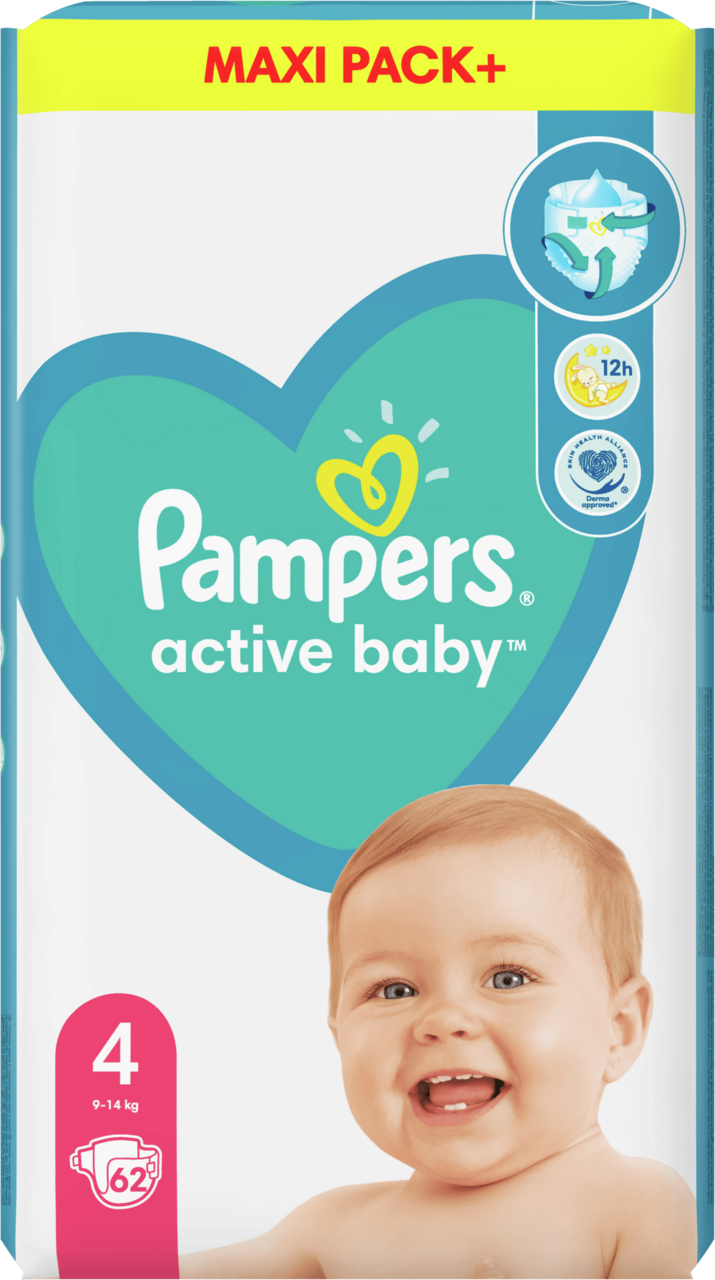 pieluchy pampers baby dry 2 144 sztuk