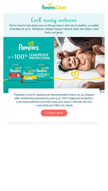 pierwsze pieluchy pampers