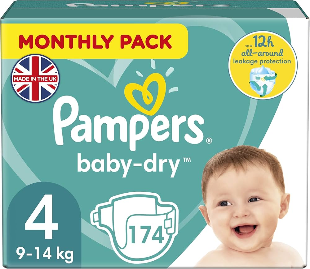 pampers new baby dry 2 228 szt