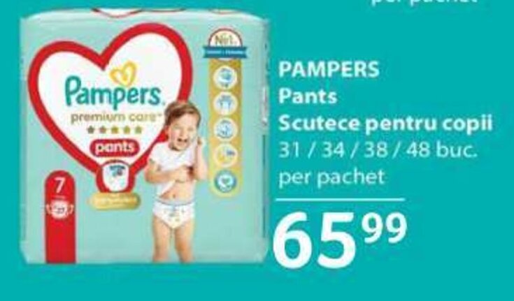 pampers pants premium care 4 akce