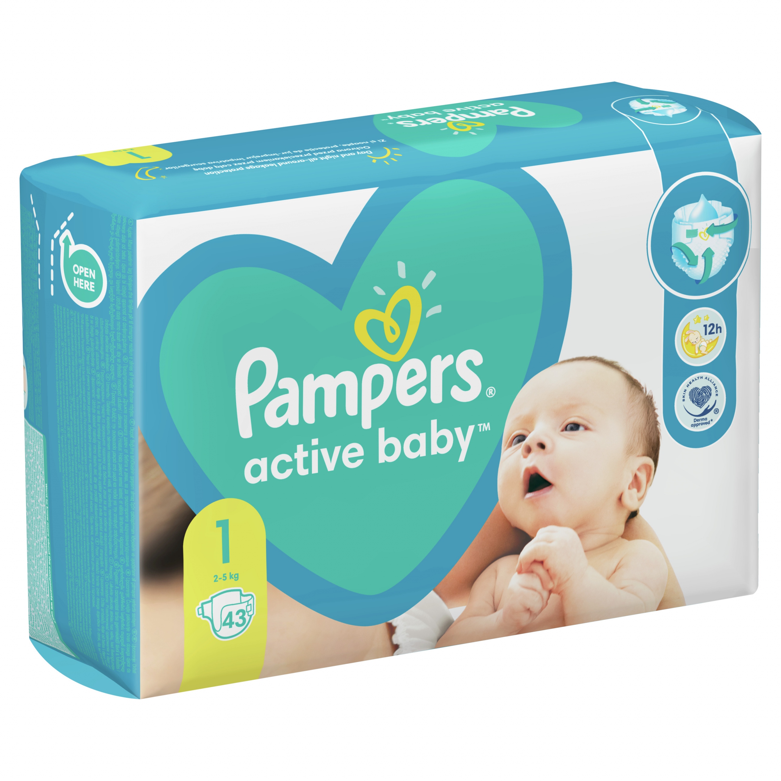 pieluchy pampers 1 mega paka