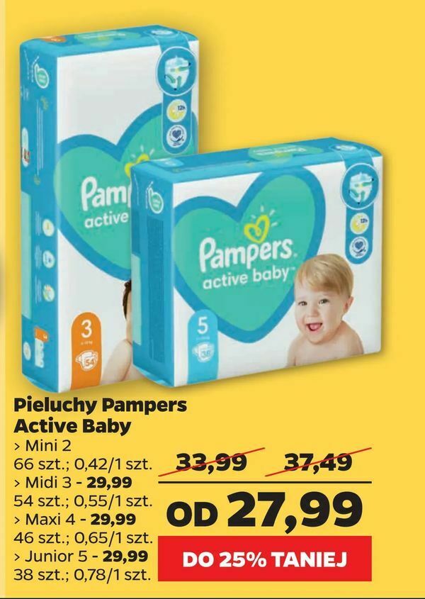 pieluchy pampers giant pack