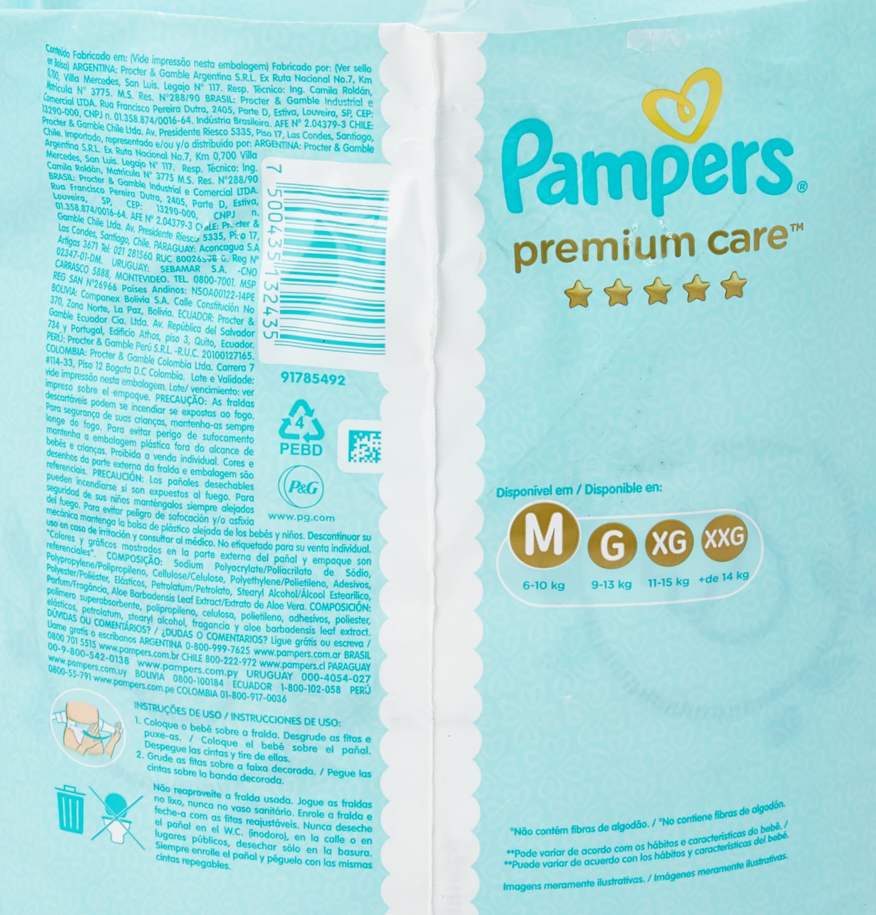 pampers premium care 3 80