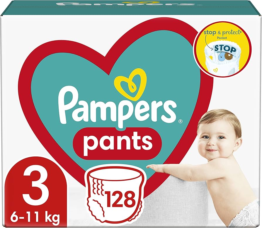 pampers active baby 4 maxi mega box 132