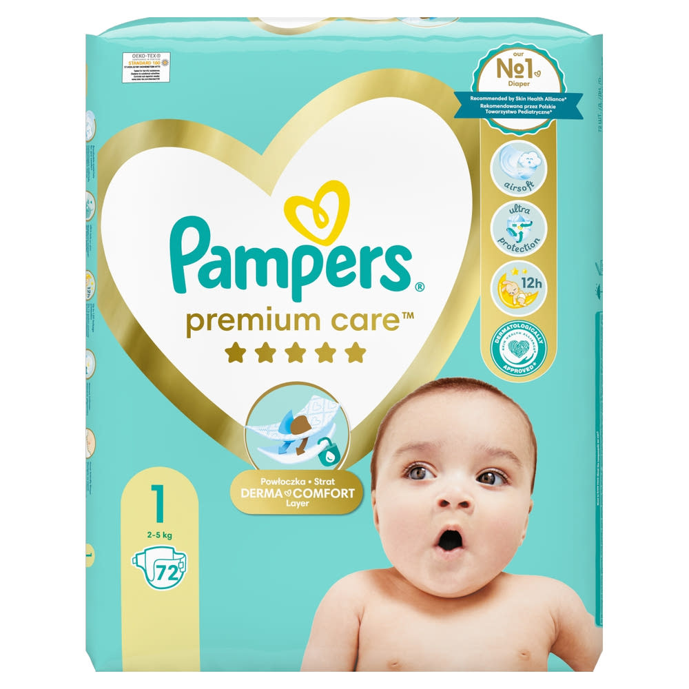 pampers premium care pieluchy rozmiar 2 mini 3-6kg 80 sztuk