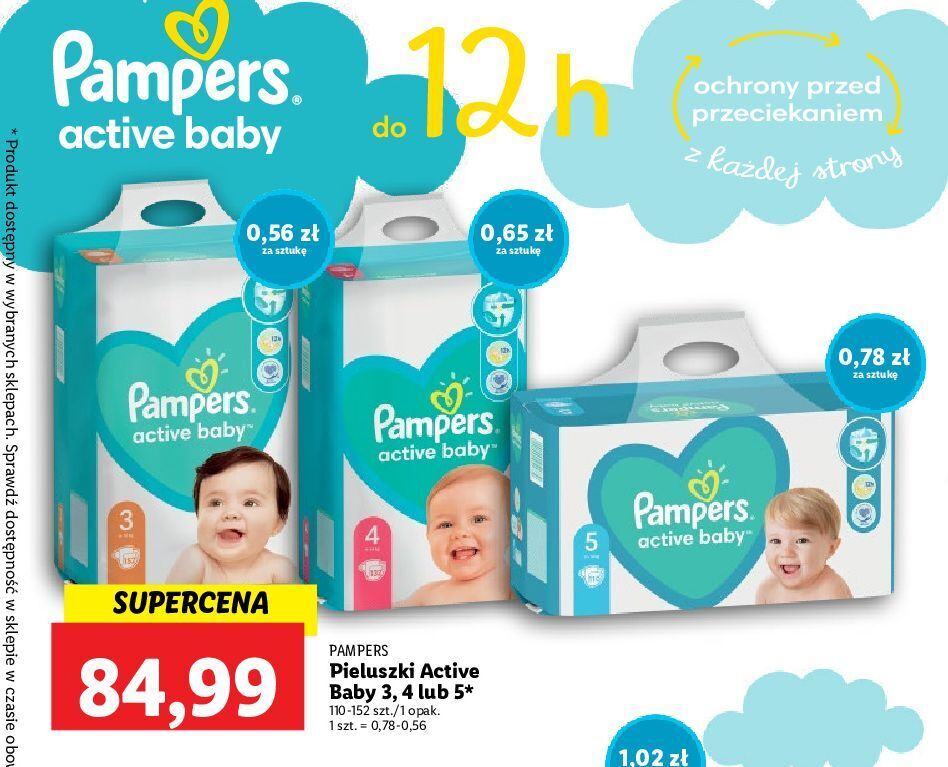 pampers sensitive skłąd