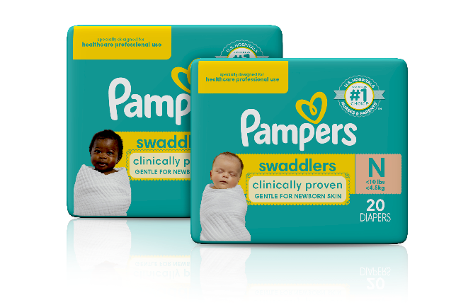 4 pieluchy pampers