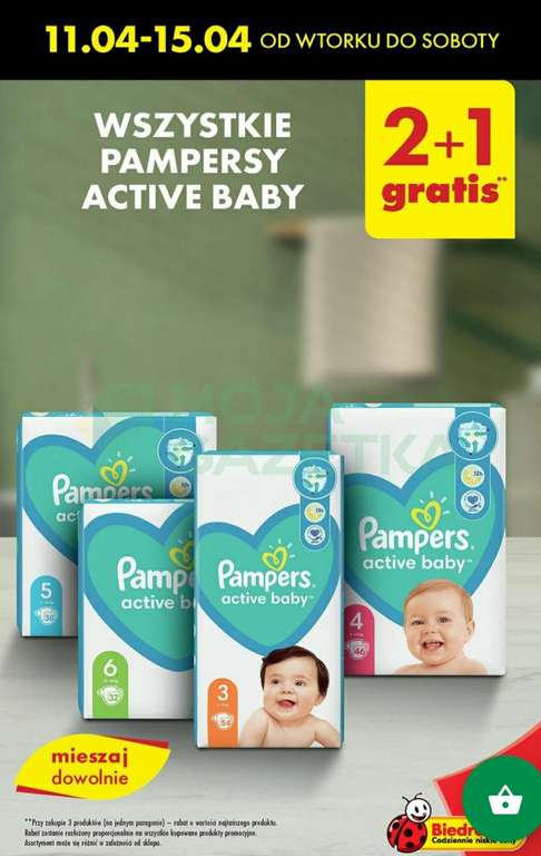 pampers 3 90 sztuk baby dry