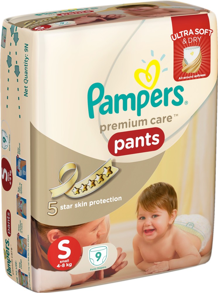 pampers przemaka bokami