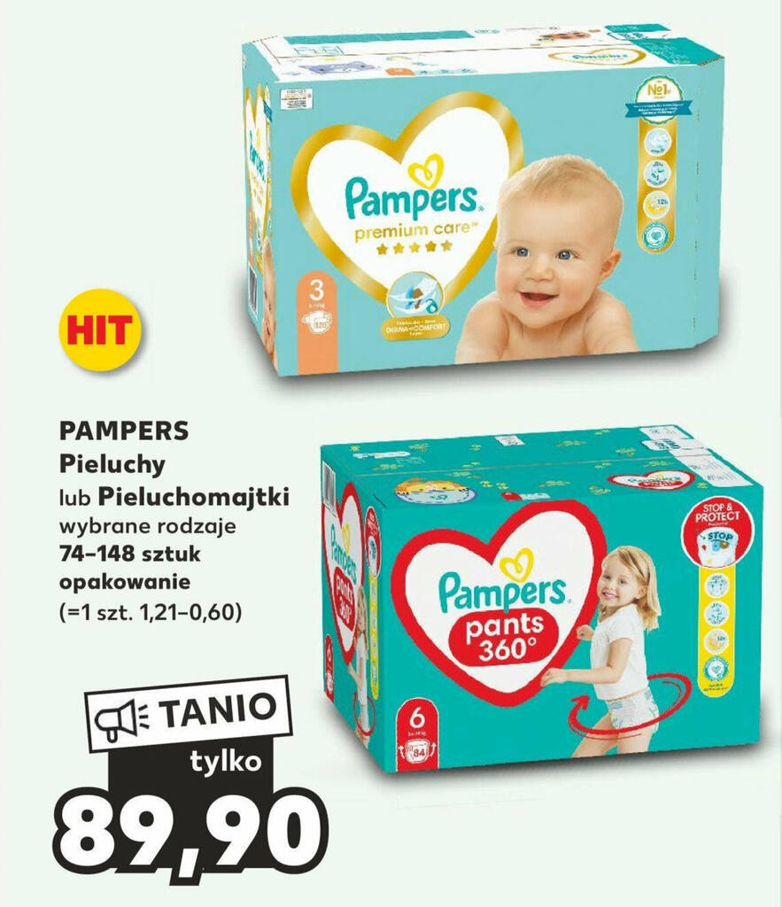 pampers 5-9 kg 58 szt