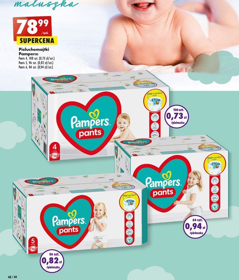 promocja na pieluchy pampers lidl 2019