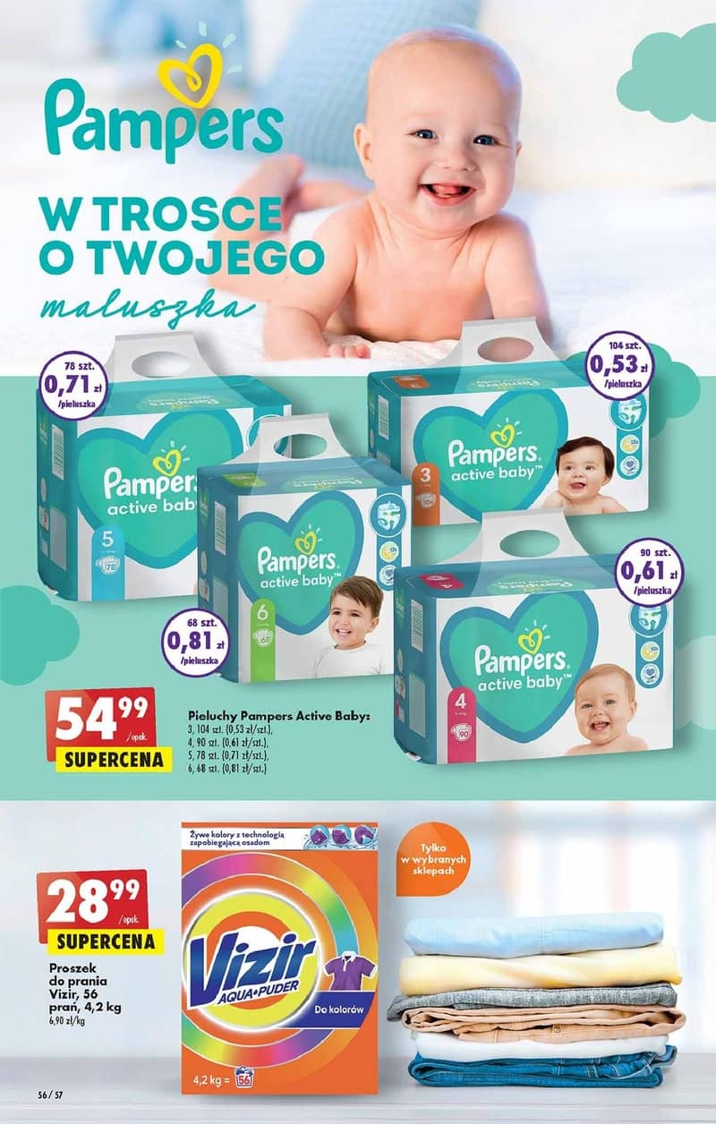 pampers new baby-dry pieluchy nr 1