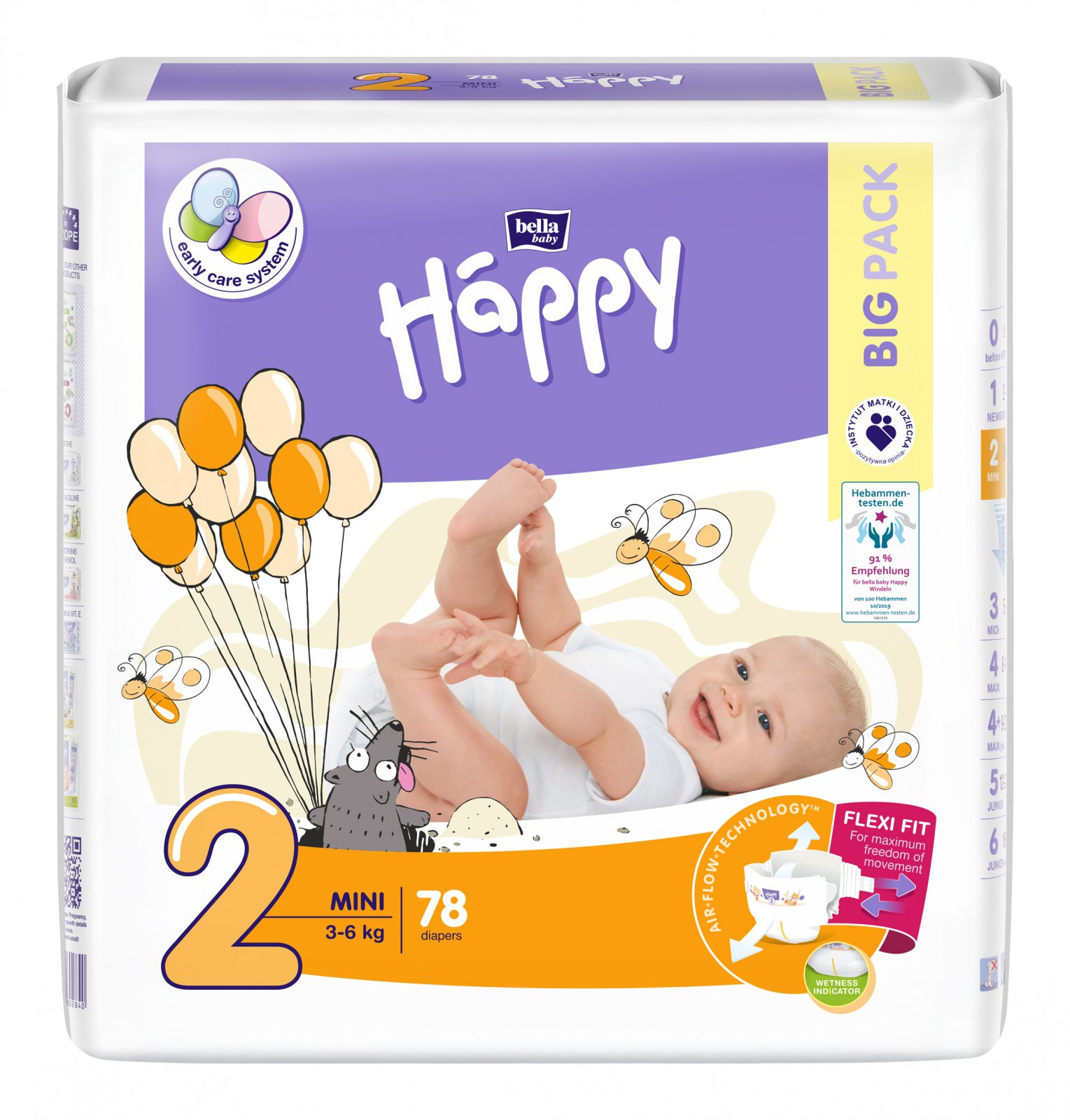 pampers pieluchy active baby 3 midi 174 sztuk