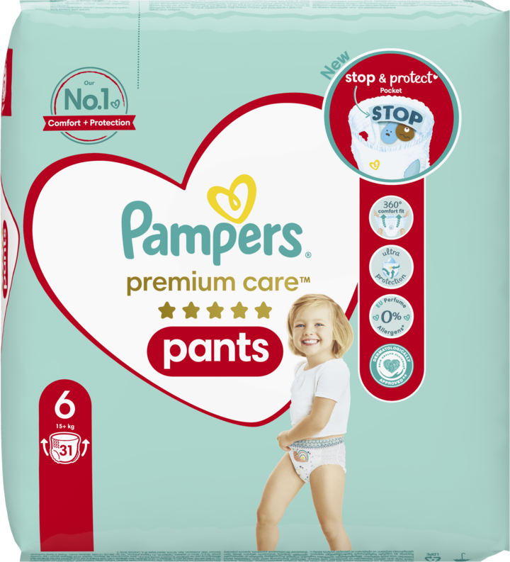 pampers palący sie