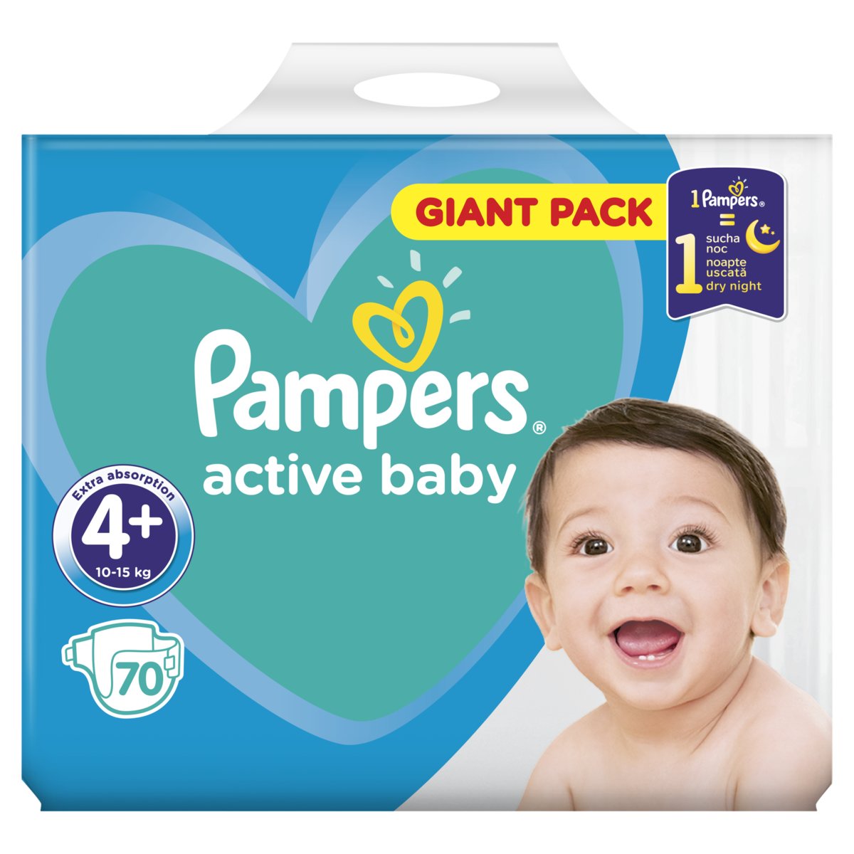 pampers chusteczki 4x64