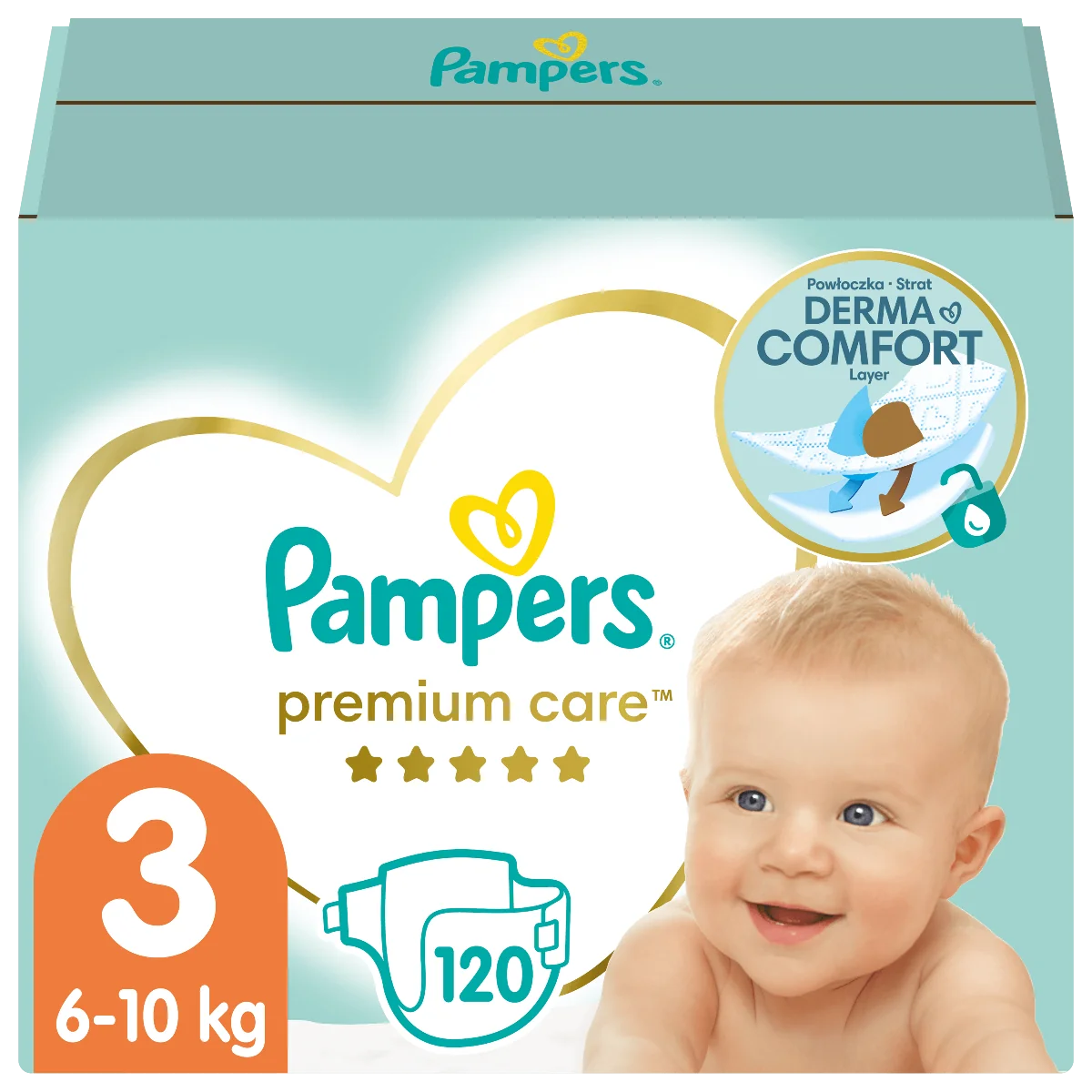 pieluchomajtki pampers premium care pants 5