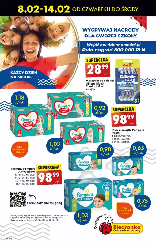 pieluchy pampers 6-10