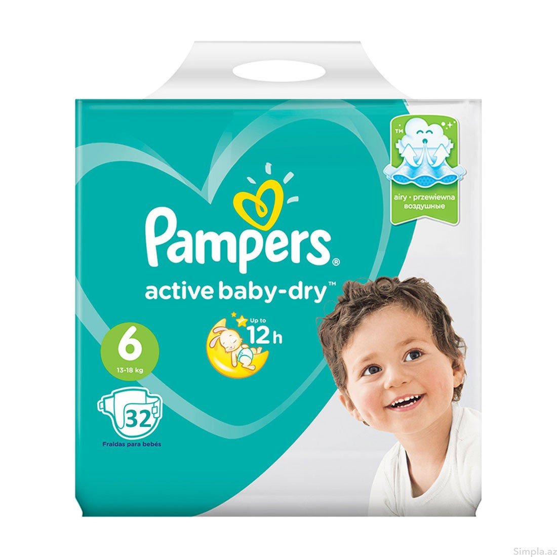 pieluchy pampers active baby mth 3 midi