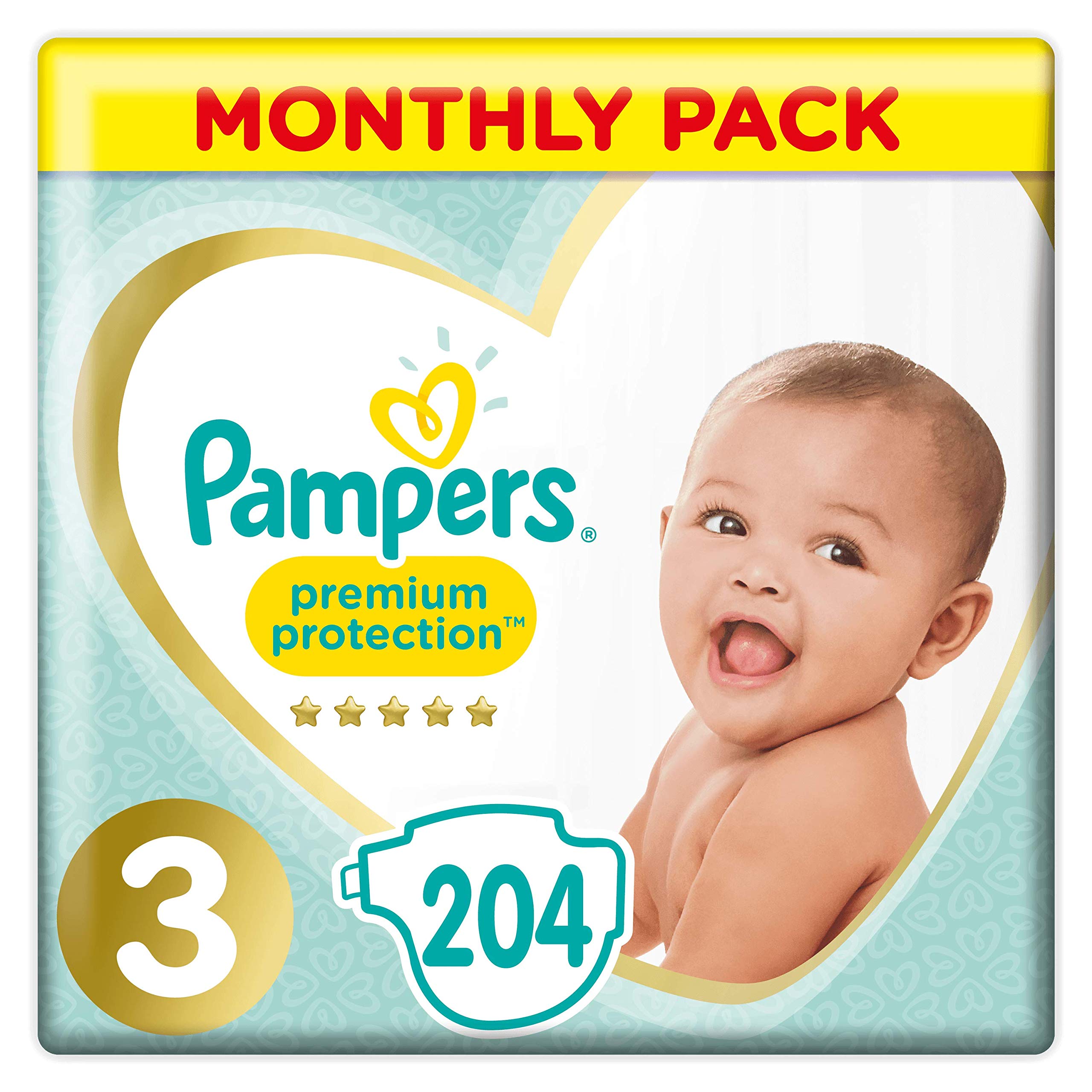 paczka pieluchy pampers care 4 160 szt