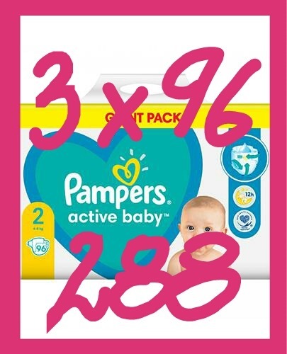 pampers active baby-dry pieluchy 4 maxi 8-14kg tesco