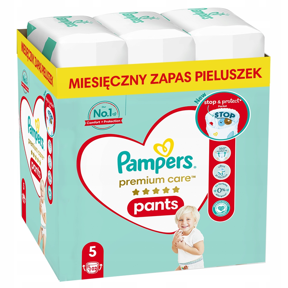 pamper premium care 3 204szt