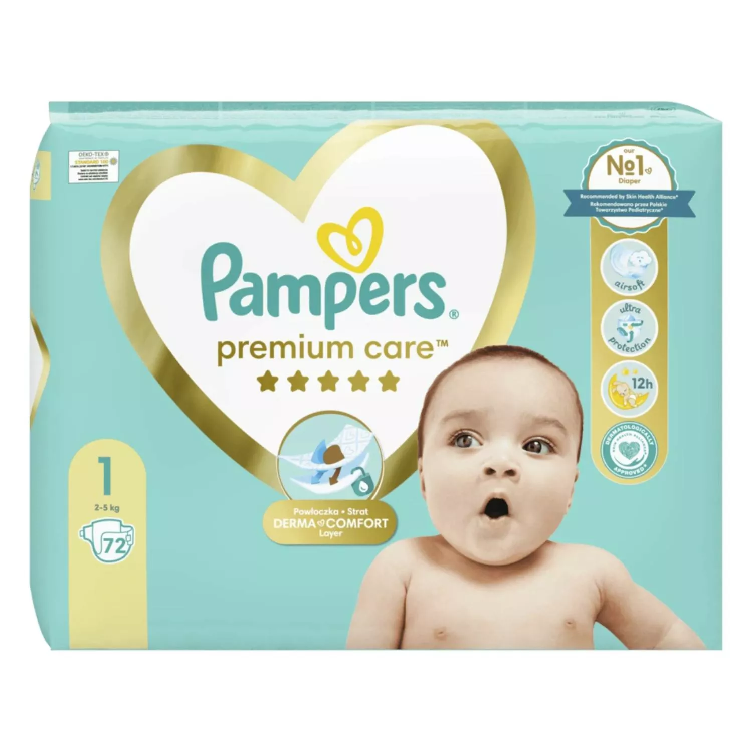 pampers premium care pieluchy rozmiar 2 4-8kg 148 sztuk