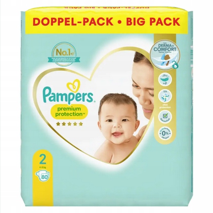 pieluchy pampers premium care 2 mini 160 szt