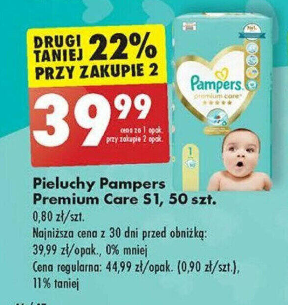 pampers pieluchy dla niemowlaka