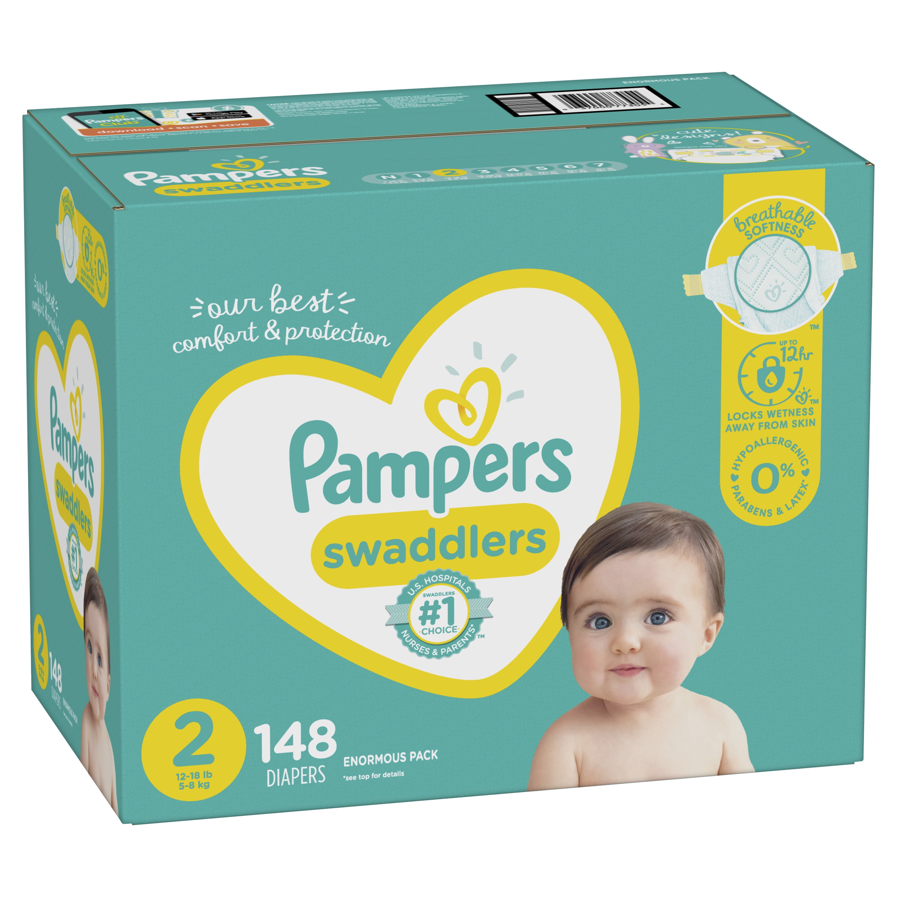 pampers 4 plus waga