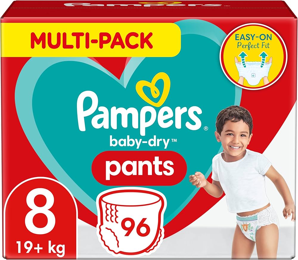 pieluchy pampers jasne niebieskie