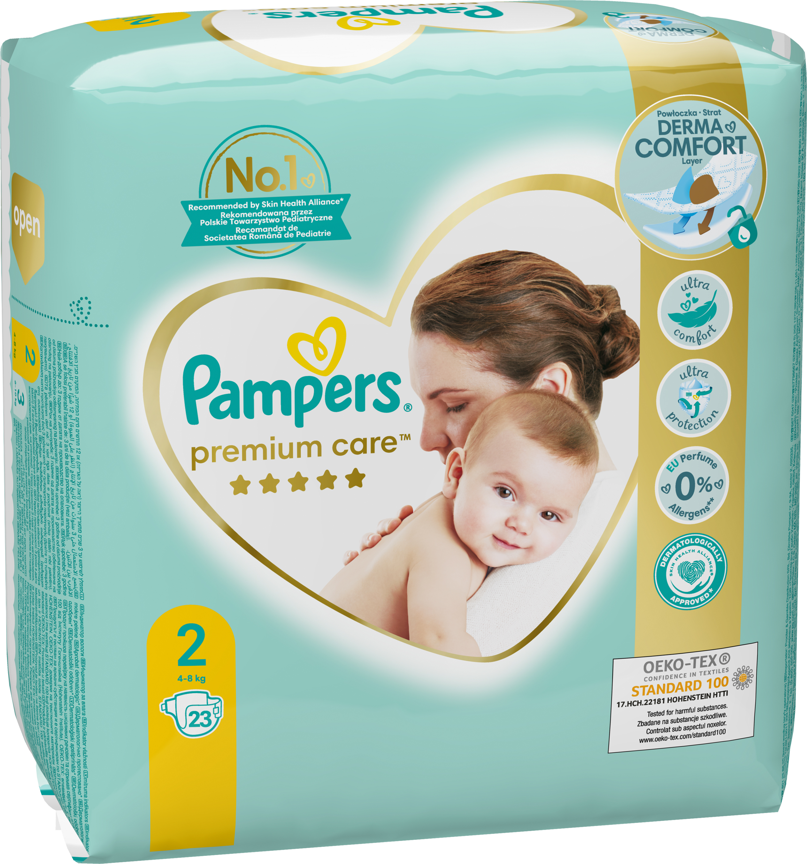 ceneo pampers care 4