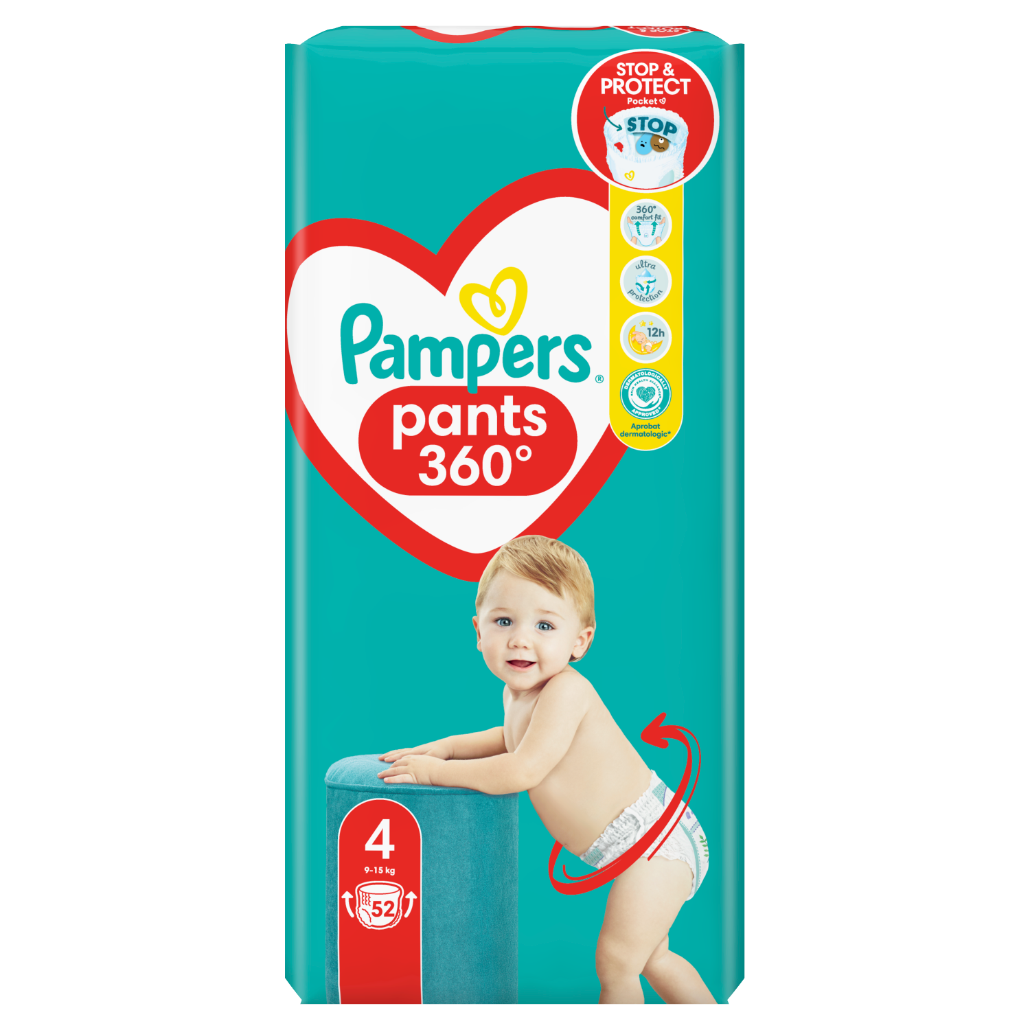 pampers naturally clean chusteczki nawilżane 6 x 64 szt