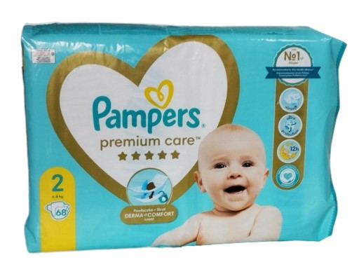 pampersy pampers 2 giant pack