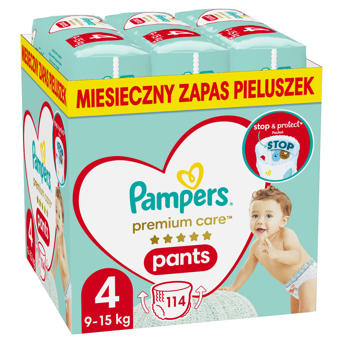 pieluchy pampers pants 4