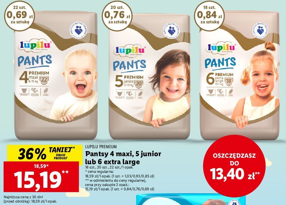 pieluchomajtki pampers premium care opinie