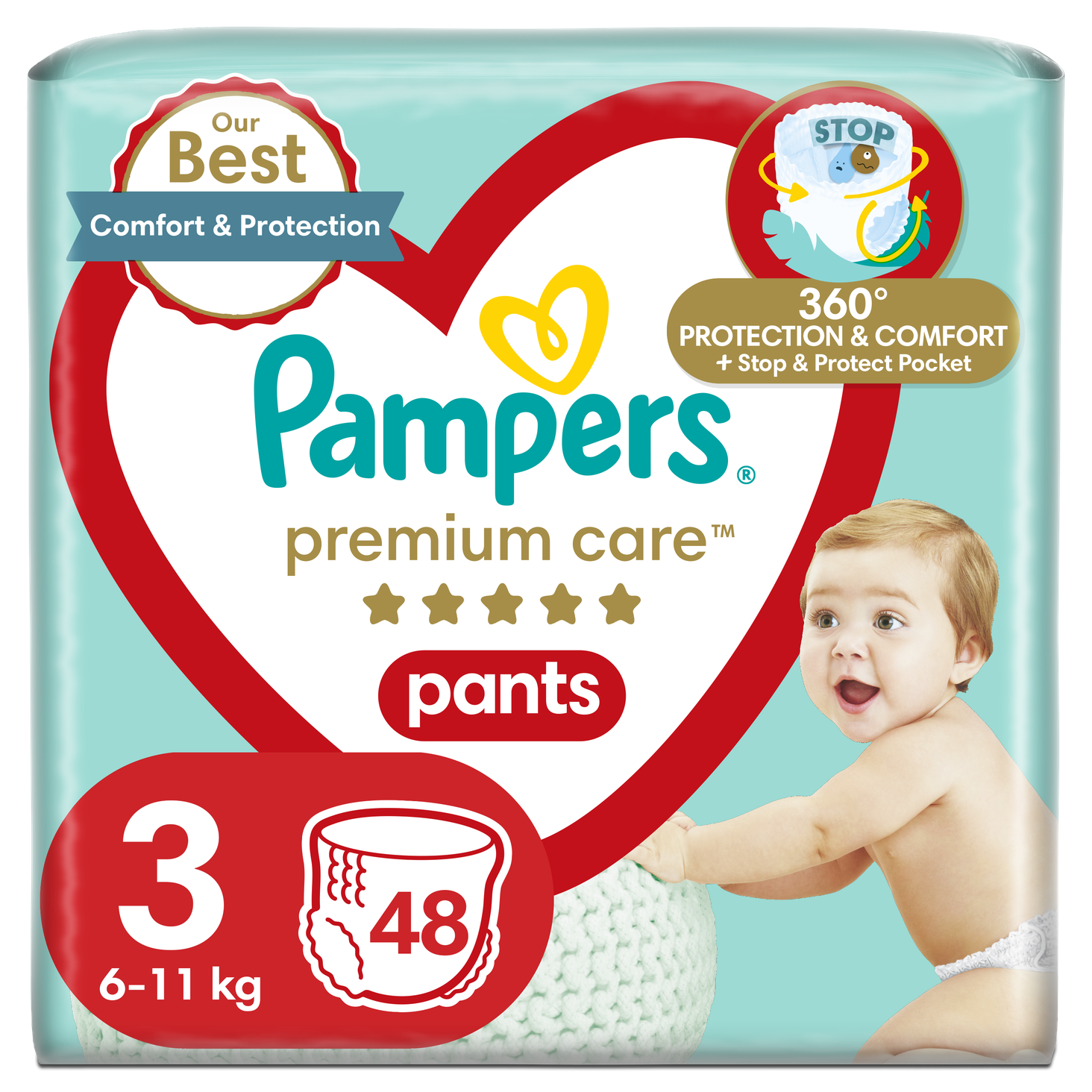 pampers premioum 4 168