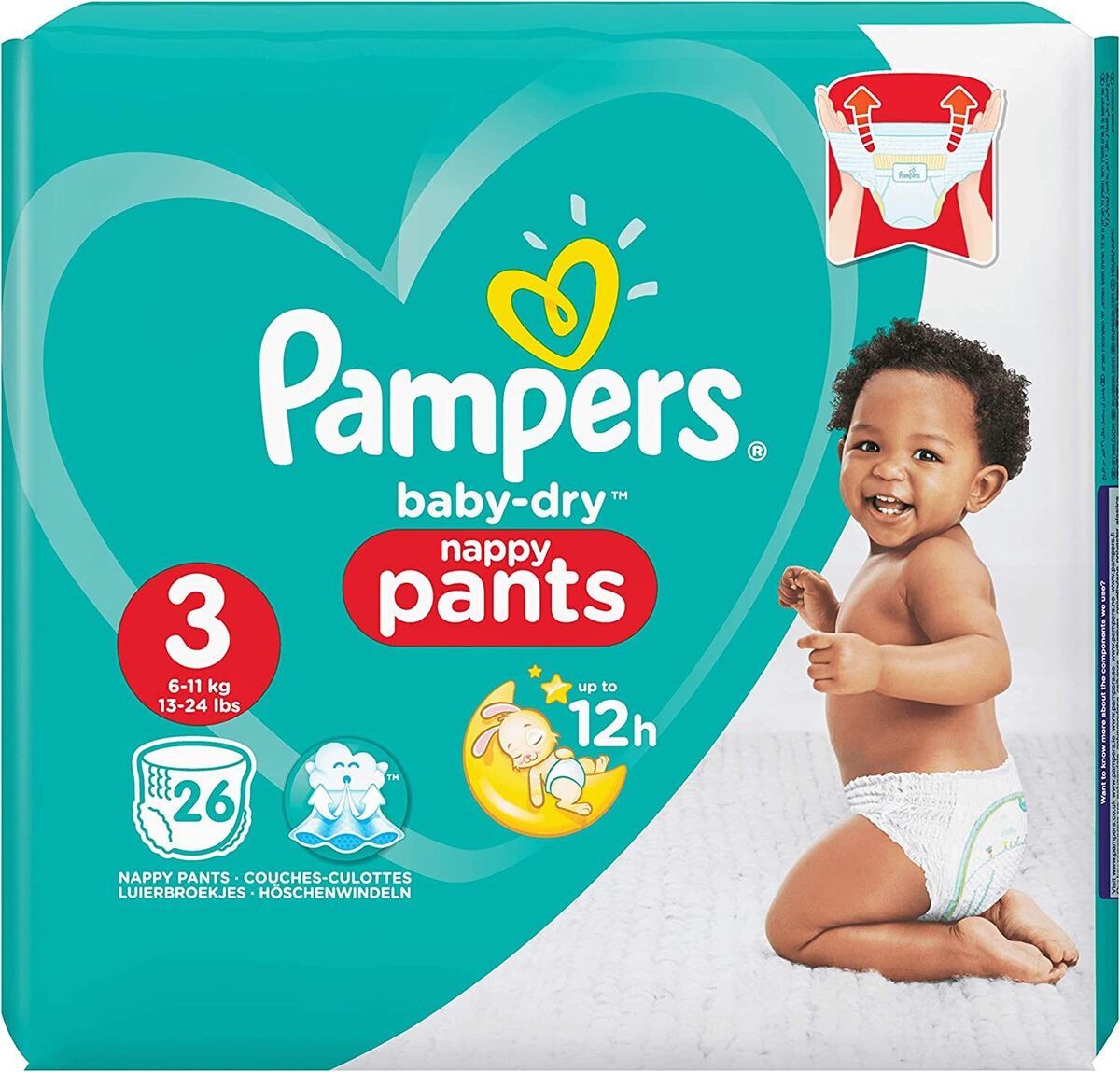 pampers active baby dry 4+ 45 szt