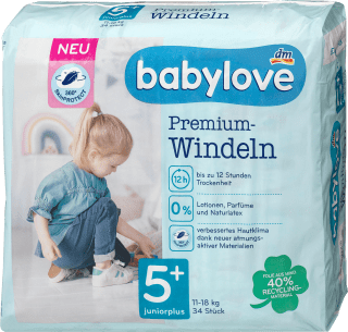 pampers w doniczce z kwiatkiem