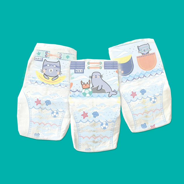 przecena pieluch pampers