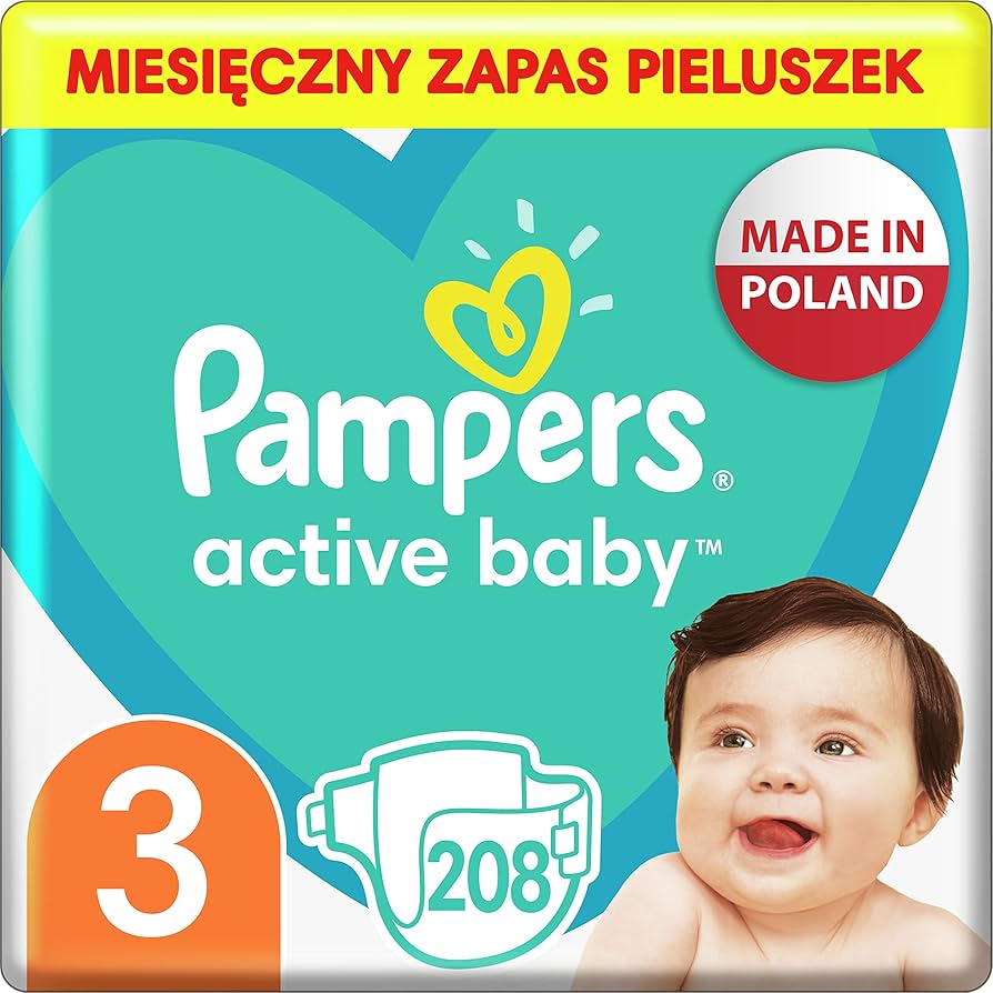 pampers active baby-dry pieluszki