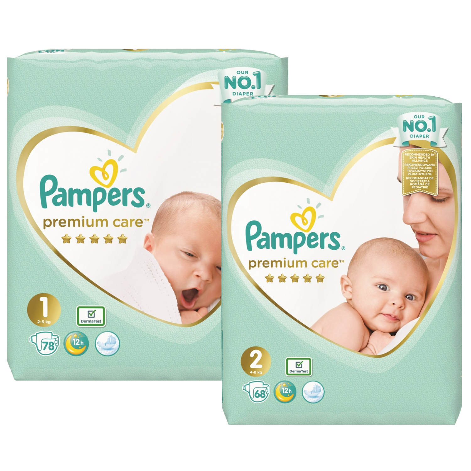 pieluchy pampers new baby dry 1 newborn 2-5 kg 43