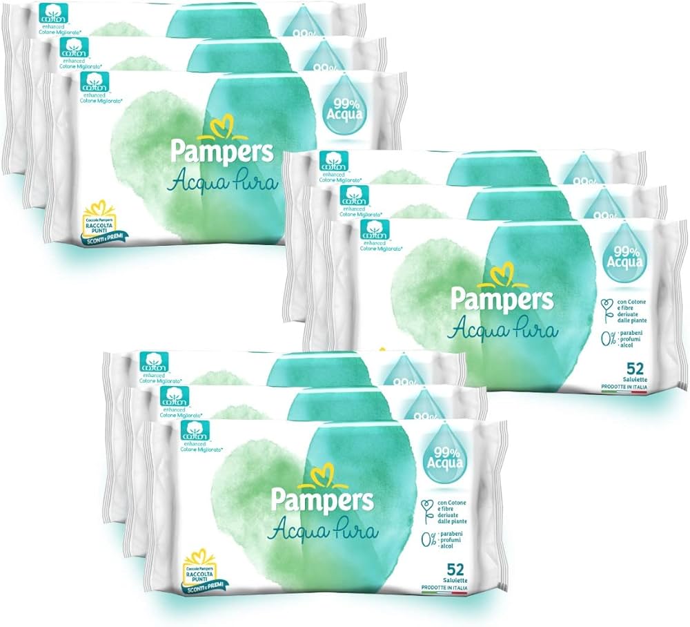 pampers sensitive chusteczki zapach