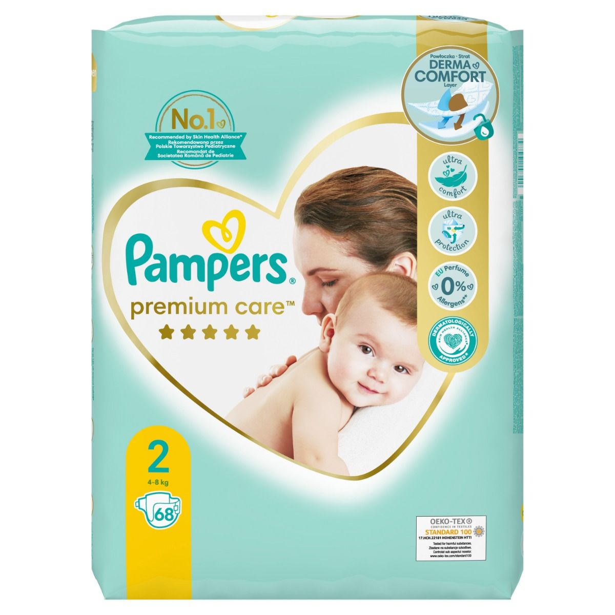 pampers pieluchy premium care 3 junior 136 sztuk