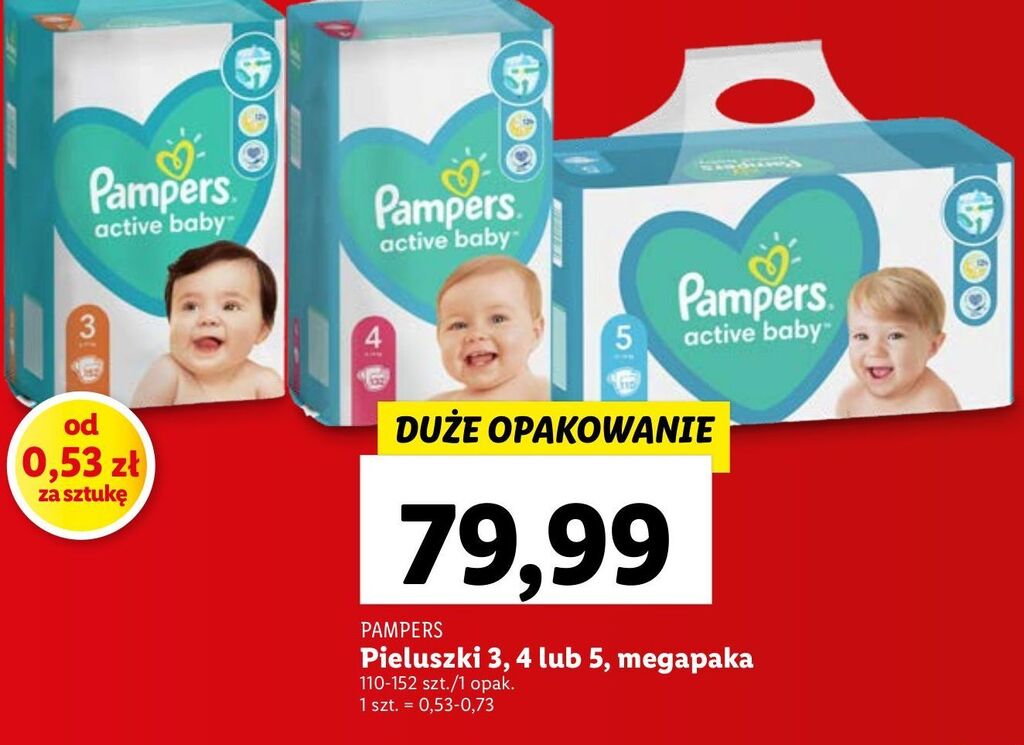 pampers 3 pieluchy 6-11