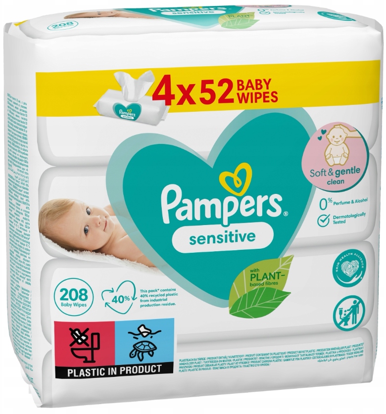 pieluchy pampers zółte