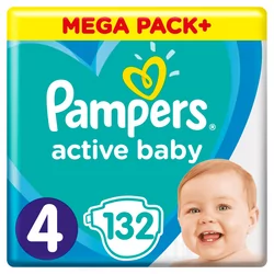 pampers active baby 4+ 45 szt