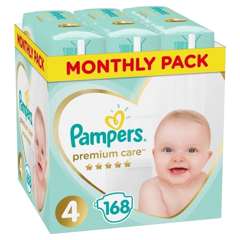 pampers baby dry size 3 midi monthly pack