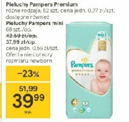 pieluchy pampers na noc