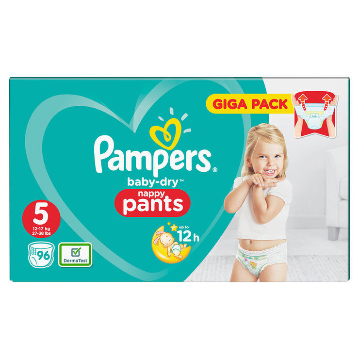 pee in pampers